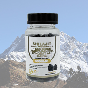 Cápsulas de Shilajit OEM, Mezcla Natural de Ácido de Musgo Marino, Ashwagandha, Cápsulas de Shilajit Ali - Product Image 1