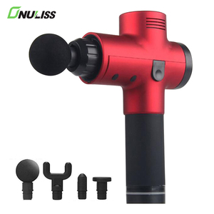 Pistol pijat elektrik, pemanas listrik Sentuh 20 kecepatan jaringan dalam getaran perkusi otot - Product Image 4