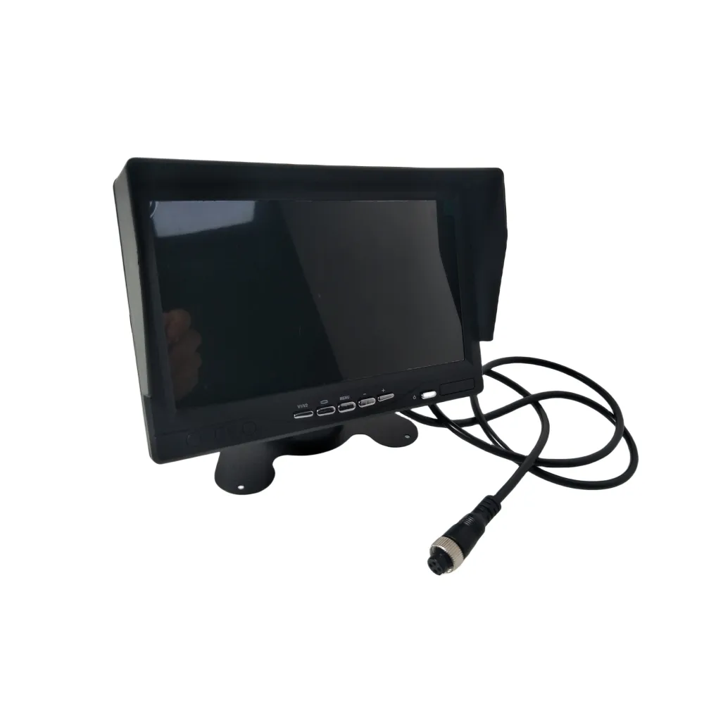 Monitor digital de carro LCD de 7 polegadas para ônibus AHD, dispositivo de rastreamento em tempo real para gerenciamento de frota