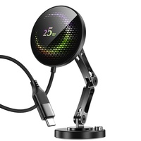 Pemegang Ponsel Magnetik Mobil dengan Pengisian Daya Nirkabel Pemegang Ponsel Navigasi Mobil Grosir
