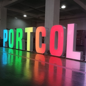 Lettere giganti personalizzate Kexian all'aperto Free Standing grande lettera Led RGB segni elettronici grandi lettere <span class=keywords><strong>alfabeto</strong></span> - Product Image 2