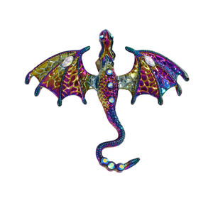 Broche de Dragon Tendance Toutes Occasions avec Diamants, Broche Animale Incrustée Lézard Ptérosaure pour Mariages, Fêtes et Cadeaux - Product Image 3