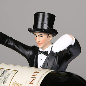 <span class=keywords><strong>Vintage</strong></span> Résine Magie Magicien Rouge Étagère À Vin <span class=keywords><strong>Porte</strong></span>-<span class=keywords><strong>Bouteille</strong></span> De Vin pour La Décoration Intérieure - Product Image 3