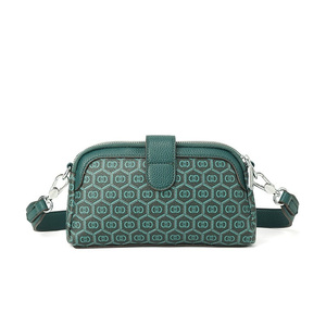 DB nouvelle série verte paon polyvalent léger femme Mini sac Simple carré petit porte-monnaie et sac à main pour téléphone portable - Product Image 3