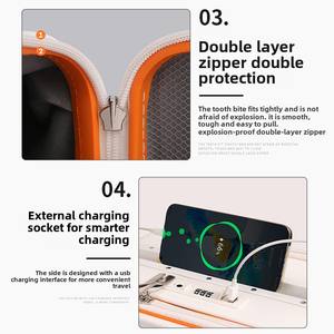 Maleta con ruedas de embarque <span class=keywords><strong>OEO</strong></span> con bloqueo TSA, ruedas anchas y Apertura frontal y lateral, equipaje de viaje impermeable RTS - Product Image 4