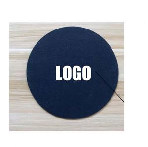 Alfombrilla de Ratón de Silicona Negra con Logotipo Personalizado - Accesorio de Escritorio Elegante y Moderno para Oficina, Juegos, Promociones Corporativas y Regalos - Product Image 1
