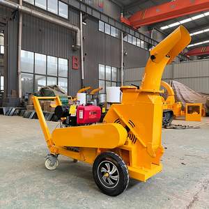 Trituratore di Rami Mobile da Giardino, Trituratore di Rami Elettrico a Spinta Manuale, Trituratore Orizzontale di Legno Diesel - Product Image 3