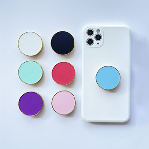 <span class=keywords><strong>Support</strong></span> de téléphone portable pliable INS au design personnalisé, popsockets populaires de couleur unie, <span class=keywords><strong>support</strong></span> de téléphone électroplaqué simple - Product Image 5
