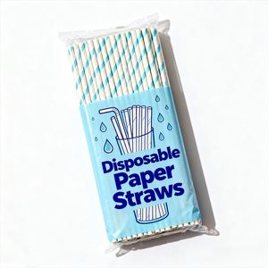 Branded Red Disposable <b>Paper</b> <b>Straw</b> Factory Price 6mm 210mm 8mm 7mm Long Adjustable Wholesale Packaging Disposable <b>Paper</b> <b>Straw</b> - Product Image 2
