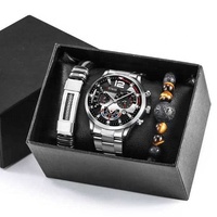 Set Jam Tangan Pria Kasual Fashionable 3pcs/set NW1479