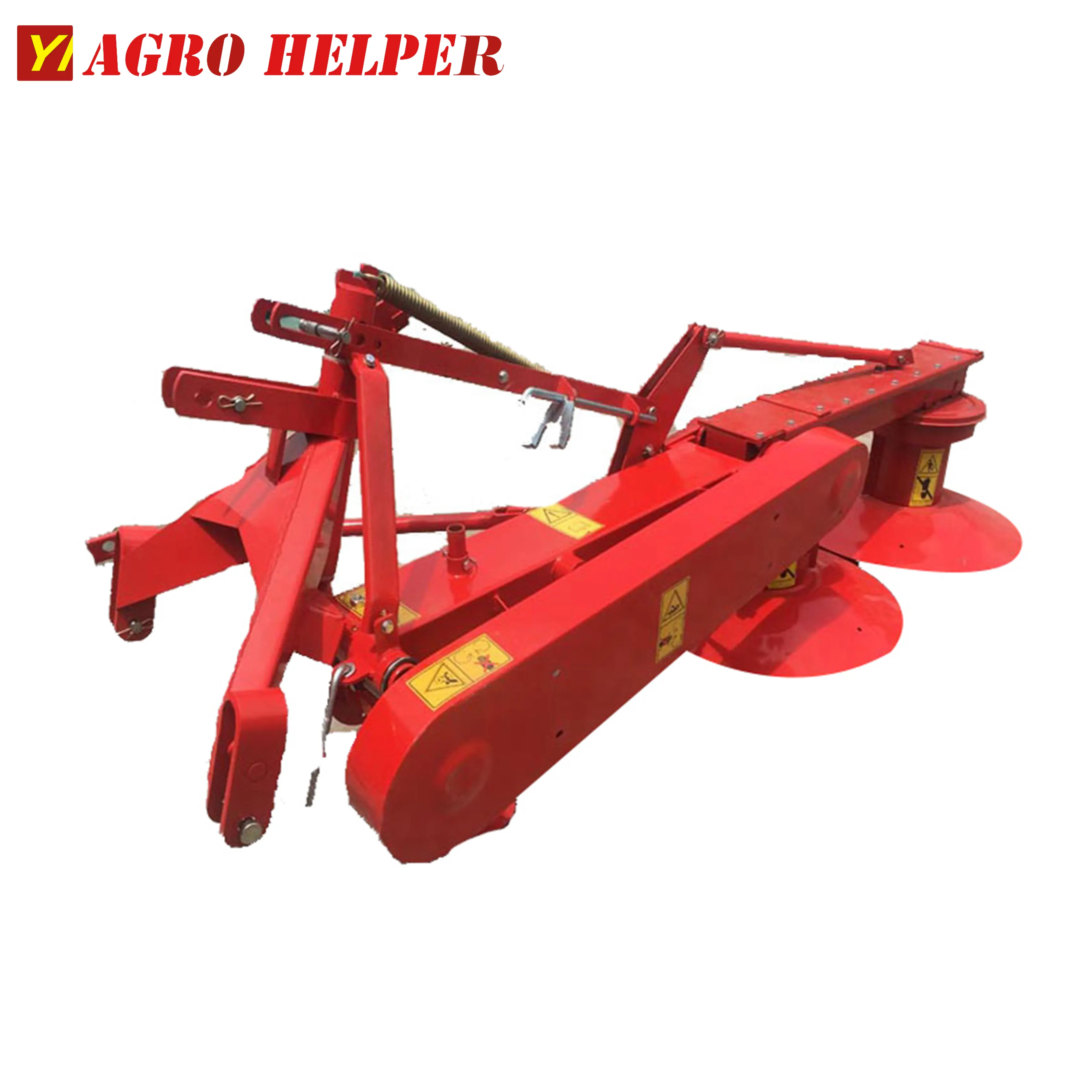 Hochwertiger Traktor-montierter Doppelscheiben-Rotationstrommel-Heckscheiben mäher für landwirtschaft liche Maschinen