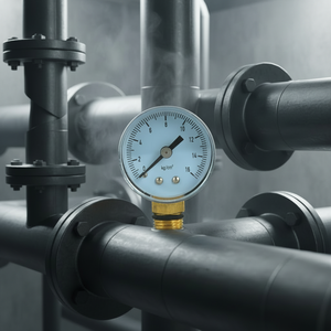 เกจวัดแรงดันเหล็กชุบสังกะสีจากโรงงาน, เกจวัดแรงดันน้ำแบบเรเดียล Y50, เกจวัดแรงดันขนาดเล็กและเอนกประสงค์ - Product Image 1