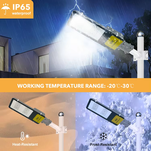 Lámpara Solar LED LUMIO para Calle, Impermeable, de Aluminio, IP65, 30W 50W 100W 150W 200W, Certificación CE, Disipación de Calor, para Carreteras, 2 Años de Garantía - Product Image 5