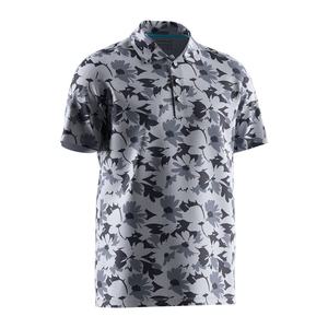 Polo personnalisé à sublimation, chemise hawaïenne décontractée à fleurs pour hommes, vêtements de plage - Product Image 3