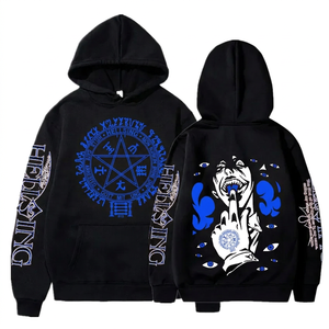เสื้อฮู้ดลายการ์ตูนสำหรับฤดูหนาว สไตล์ฮาราจูกุ สตรีทแวร์ ฮิปฮอป ยูนิเซ็กส์ ผ้าฝ้าย 100% สวมใส่สบาย - Product Image 3