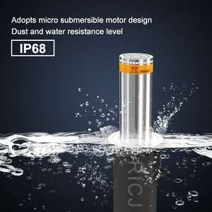 Borne de stationnement rétractable entièrement automatique en acier inoxydable 304, qualité ingénieur, réfléchissante, protection IP68, résistante à l'eau - Product Image 3