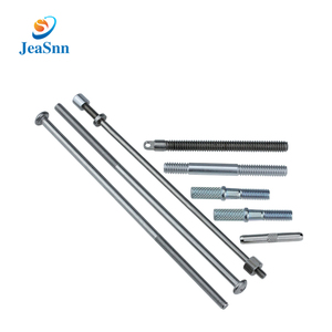 JeaSnn Eje Largo Roscado Negro Moleteado de Acero al Carbono y Aluminio, para Mecanizado CNC, con Manguito Redondo Pequeño Hueco de 20mm, para Motor 12 <span class=keywords><strong>16</strong></span> - Product Image 1