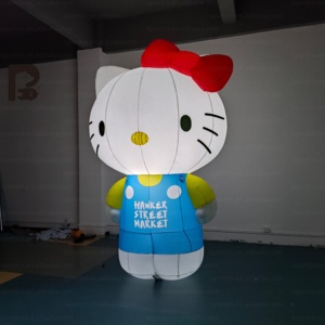 Quảng cáo Inflatable phim hoạt hình nhân vật Inflatable Hello Kitty Inflatable Hello Kitty mô hình cho trang trí - Product Image 4