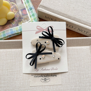 Pinza de Pelo Infantil <span class=keywords><strong>con</strong></span> Lazo, Nueva, Linda, Simple y Versátil, Accesorio para el Cabello de Niña - Product Image 5