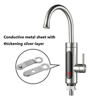 Robinet de cuisine chauffant à eau chaude instantanée 230V avec affichage – Modèle basique pour eau bouillante instantanée