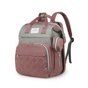 Mochila Maternidade Acolchoada com Bolsa Pequena, Grande Capacidade, Impermeável, Multifuncional para Fraldas e Amamentação, Ideal para Viagens de Mães - Product Image 1