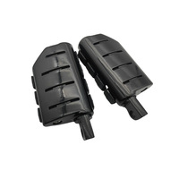 Repose-pieds confortables inclinés pour moto de tourisme, pliables et réglables, à fixation par pince, pour barre de protection moteur, pour autoroute