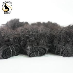 Aliexpress Bulk Raw ผมราคาถูกเวียดนาม Curly Human Hair Bundles มนุษย์ผมเวียดนาม - Product Image 4