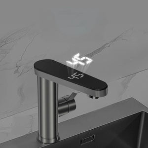 Penjualan terlaris keran bak air dingin cerdas keran pemanas listrik instan keran mandi tampilan temperatur keran kamar mandi - Product Image 1