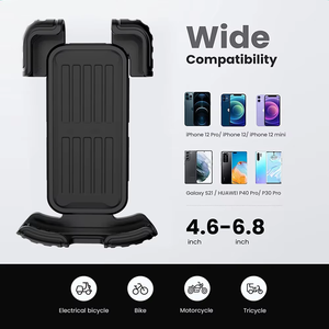 ล็อคอัตโนมัติที่วางโทรศัพท์รถจักรยานยนต์หมุนได้360องศา <span class=keywords><strong>xgear</strong></span> มือจับจักรยานแคลมป์ยึดโทรศัพท์มือถือสกู๊ตเตอร์ - Product Image 2