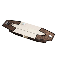 Table de Conférence Moderne de Luxe de Haute Qualité, Design en Panneaux, Matériau en Bois, pour Salles de Réunion de 6 à 12 Personnes, Hôtels, Bureaux, Usage Commercial