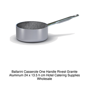 Casserole en aluminium avec revêtement en granit Ø 24 cm H 13,5 cm Ballarini - Product Image 2