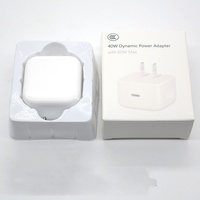 Chargeur mural électrique Type-C à charge rapide dynamique 40W PD pour smartphone 17 Pro Max