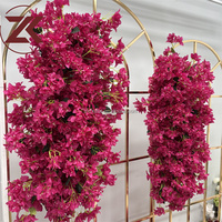 ZKAI - Arreglo de Flores de Hortensia Blanca 3D de Tamaño Personalizado, Camino de Flores Esponjosas, Hilera de Flores de Hortensia para Decoración de Bodas