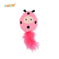 Jouet pour chat en peluche douce Famipet, nouveau design printanier coloré avec insectes, mignon pour chaton, avec herbe à chat