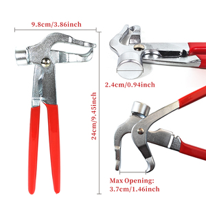 Poids de roue à clipser, outil de marteau pince pour l'équilibrage des roues pour mécanicien automobile - Product Image 2