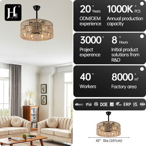 Lámpara colgante de ratán tejida a mano de 20 pulgadas – lámpara colgante de bambú estilo boho vintage con acabado dorado - Product Image 4