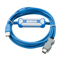 Cable de Programación ASDB2 AB CN3 para Conexión a PC, Comunicación PVC para Servoaccionamiento Delta A2, Aplicación Industrial - Línea ASD-CNUS0A08