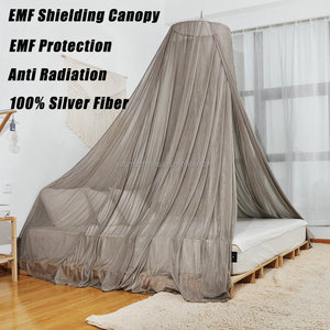<span class=keywords><strong>Moustiquaire</strong></span> conductrice pliable en fibre d'argent 100% - Efficace contre les ondes RF/EMI et les insectes - Usage domestique - Product Image 2