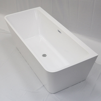 Baignoires de spa modernes portables en acrylique naturel à vente chaude, baignoires autoportantes, accessoires personnalisés pour hôtel