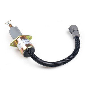 อะไหล่เครื่องจักรก่อสร้างมือสอง วาล์วโซลินอยด์ตัดน้ำมันเชื้อเพลิง สำหรับรถขุด Hyundai R60-5 และ Yanmar 1751ES-12A3UC12B1S - Product Image 5