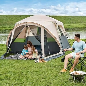 Tente de <span class=keywords><strong>camping</strong></span> spacieuse, protection contre toutes les intempéries, imperméable, coupe-vent, abri familial pour la randonnée, le <span class=keywords><strong>camping</strong></span> en bord de <span class=keywords><strong>lac</strong></span> - Product Image 3
