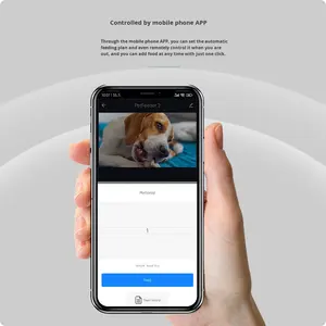 Distributeur de nourriture intelligent pour animaux de compagnie avec application, caméra HD à distance, grande capacité, plan d'alimentation programmé pour chiens et chats CN - Product Image 3