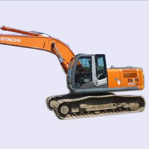 Excavadora sobre orugas Hitachi ZX200 usada en Japón, excavadoras de 20 toneladas, alta configuración con líneas de interruptor, Vídeo del sitio disponible - Product Image 5