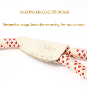 HIPHOPPET pesante corda intrecciata guinzaglio cane con fibbia di sicurezza regolabile in piombo per cani di grandi dimensioni formazione forte guinzaglio Pet durevole - Product Image 2