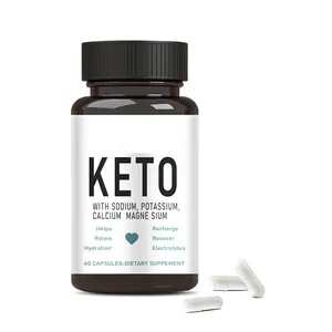 Suppléments aux herbes de marque privée OEM pour la perte de poids et amincissant les capsules Keto Bhb