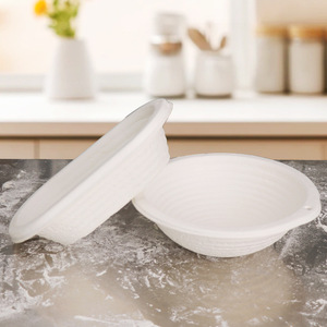 Panier de Fermentation pour Pain au Levain en Pulpe de Canne à Sucre, Lot de 2 Paniers de Fermentation de 9 Pouces (2,2 LB), Flexibles, Durables, Écologiques et Sûrs pour les Aliments - Product Image 4