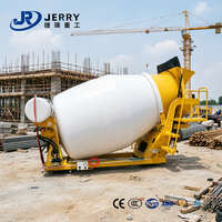 Bétonnière à grand volume, cuve de transport de ciment portable pour la construction