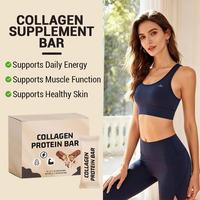 Barre protéinée au collagène végétalien pur OEM, riche en colostrum, améliore l'immunité, complément sportif pour adultes, marque privée