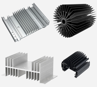 Profilés d'extrusion en aluminium personnalisés Fenêtre et porte anodisées Cnc architectural série 6000 profilés en aluminium extrudé