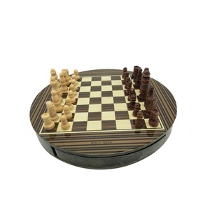 Bộ Cờ Vua Cao 4.6Cm Bán Buôn, Bàn Cờ Vua Bằng Gỗ Với Ngăn Kéo Gỗ Để Chơi Trò Chơi Trên Bàn - Product Image 5